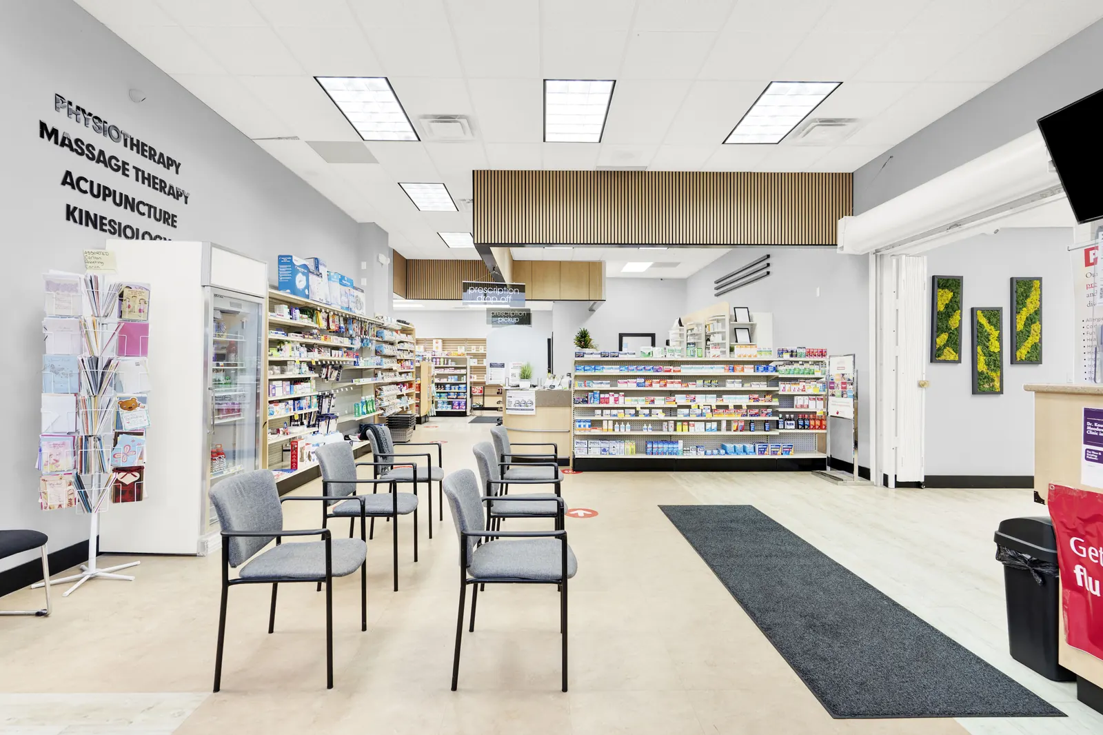 Waiting area shared with Pharmasave